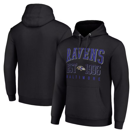 Baltimore Ravens - Throwback Logo NFL Bluza s kapturem