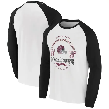 Washington Football - DR Raglan Vintage NFL Long Sleeve T-Shirt