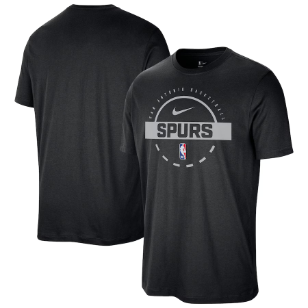 San Antonio Spurs - 2025 Authentic Practice Black NBA Koszulka
