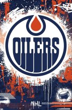 Edmonton Oilers - Maximalist NHL Poster
