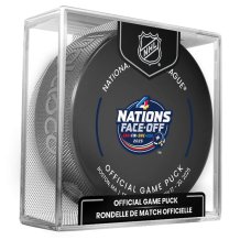 4 Nations Face-Off Official Game Hockey Puck