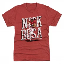 San Francisco 49ers - Nick Bosa Player Name Red NFL T-Shirt