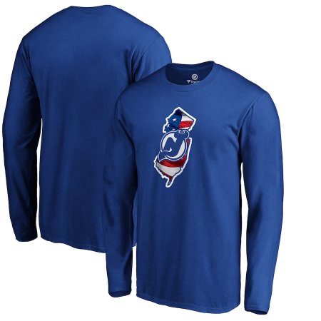 New Jersey Devils - Banner State NHL Langärmlige Shirt