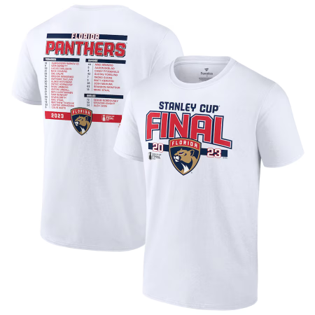 Florida Panthers - 2023 Stanley Cup Final Roster NHL T-Shirt