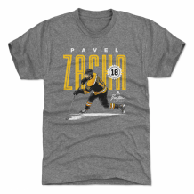 Boston Bruins - Pavel Zacha Card Gray NHL Tričko