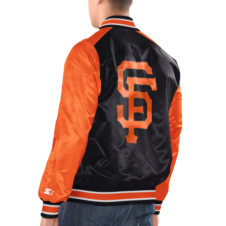 San Francisco Giants - Full-Snap Varsity Satin MLB Jacke