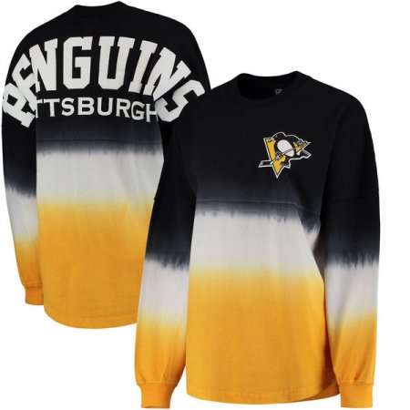 Pittsburgh Penguins Dámske - Ombre Spirit Jersey Oversized NHL Tričko s dlhým rukávom