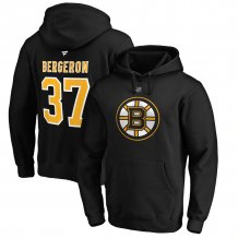 Boston Bruins - Patrice Bergeron Authentic Stack NHL Mikina s kapucí