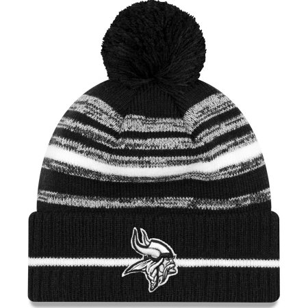 Minnesota Vikings - 2021 Sideline Black NFL Knit hat