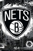 Brooklyn Nets - Maximalist NBA Plakat