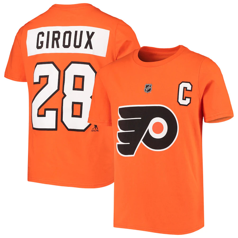 Philadelphia Flyers - Claude Giroux Stack NHL T-Shirt :: FansMania