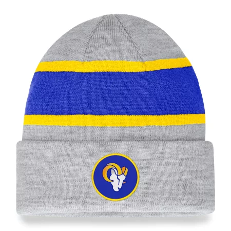 Los Angeles Rams - Team Logo Gray NFL Knit Hat