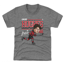 New Jersey Devils Dětské - Jack Hughes Cartoon NHL Tričko