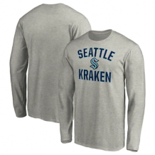 Seattle Kraken - Victory Arch Grey NHL Long Sleeve T-Shirt