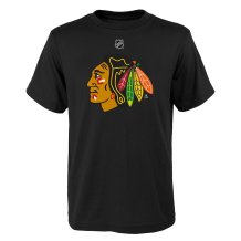 Chicago Blackhawks Dziecięca - Primary Logo Black NHL Koszulka