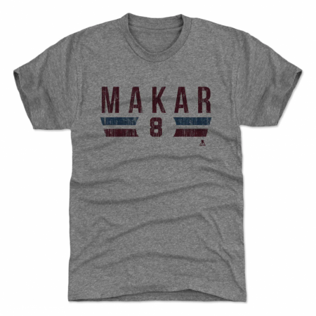 Colorado Avalanche - Cale Makar Font Gray NHL T-Shirt