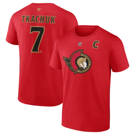 Ottawa Senators - Brady Tkachuk Stack Red NHL Tričko