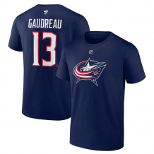 Columbus Blue Jackets - Johnny Gaudreau Stack NHL Tričko