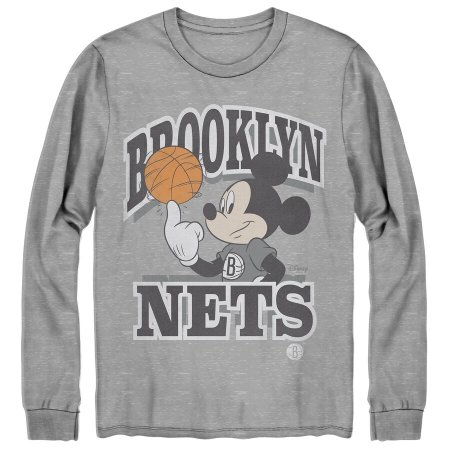 Brooklyn Nets - Disney Mickey NBA Tričko s dlhým rukávom