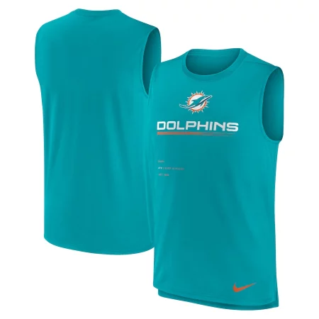Miami Dolphins - Muscle Trainer NFL Tílko - Velikost: L/USA=XL/EU