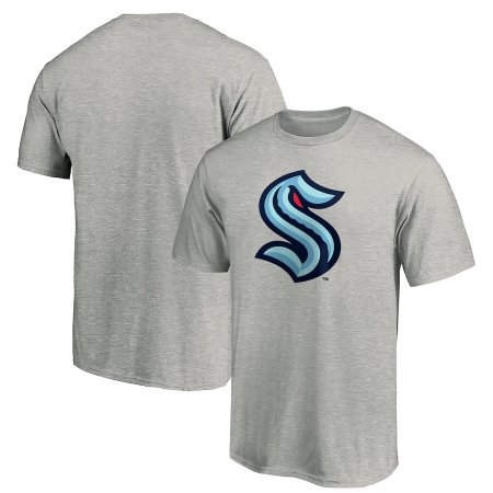 Seattle Kraken - Primary Logo Gray NHL T-Shirt
