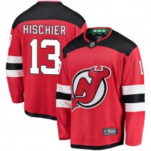 New Jersey Devils - Nico Hischier Breakaway Home NHL Trikot