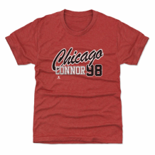 Chicago Blackhawks Dziecięcy - Connor Bedard Script 98 Red NHL Koszulka