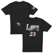 Philadelphia 76ers - LeBron James Team Black NBA Tričko