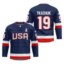 USA - Matthew Tkachuk 2025 Replica Fan Jersey