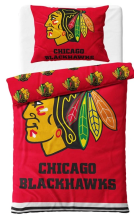 Chicago Blackhawks - Mikroplyšové NHL Ložní povlečení
