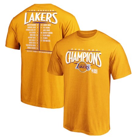 Los Angeles Lakers - 2020 Finals Champions Roster NBA T-Shirt