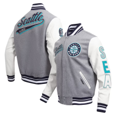 Seattle Mariners - Script Tail Wool Full-Zip Varity MLB Jacket