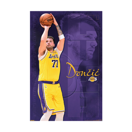 Los Angeles Lakers - Luka Doncic NBA Plakat