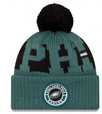 Philadelphia Eagles - 2020 Sideline Road NFL Knit hat