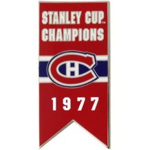 Montreal Canadiens 1977 Stanley Cup Champs NHL Abzeichen