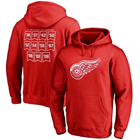 Detroit Red Wings - Raise the Banner NHL Mikina s kapucí