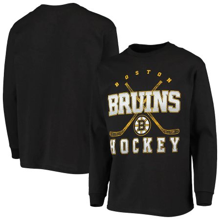 Boston Bruins Youth - Digital NHL Long Sleeve T-Shirt