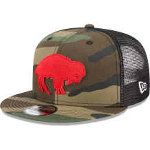 Buffalo Bills - Main Trucker Throwback Camo 9Fifty NFL Czapka