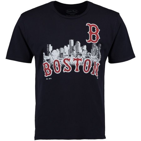 Boston Red Sox - City Skyline Softhand Tri-Blend MLB Tričko