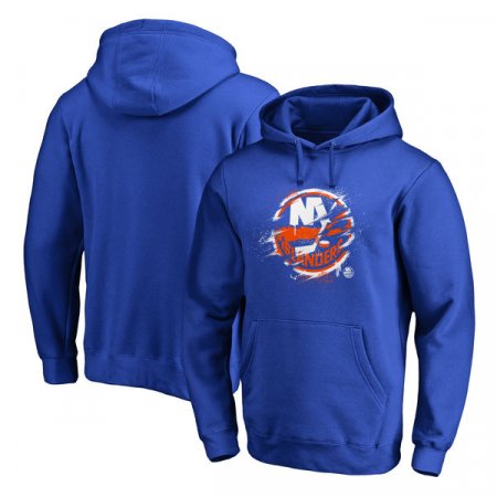 New York Islanders - Splatter Logo NHL Mikina s kapucí