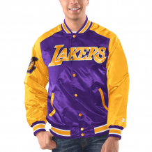 Los Angeles Lakers - Full-Snap Varsity Satin NBA Kurtka