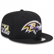Baltimore Ravens - 2024 Draft Black 9Fifty NFL Šiltovka
