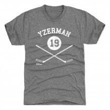 Detroit Red Wings - Steve Yzerman Sticks Gray NHL Tričko