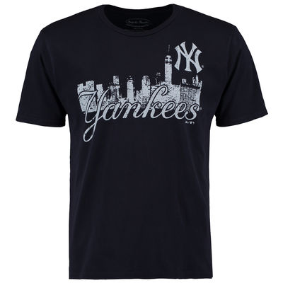 New York Yankees - City Skyline Softhand Tri-Blend MLB T-Shirt