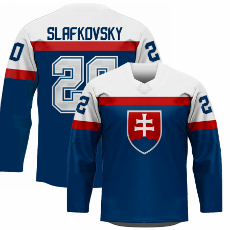 Slovakia - Juraj Slafkovsky 2022 Replica Fan Jersey White :: FansMania
