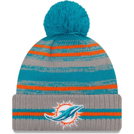 Miami Dolphins - 2021 Sideline Road NFL Knit hat