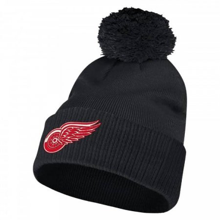 Detroit Red Wings - Team Cuffed Pom NHL Zimní čepice