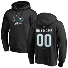 San Jose Sharks - Team Authentic NHL Hoodie/Name und Nummer