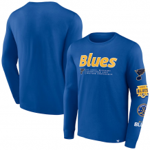 St. Louis Blues - Strike the Goal NHL Long-Sleeve T-Shirt