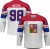 Česko - Martin Nečas 2024 Majstri Sveta Hokejový Replica Dres Biely